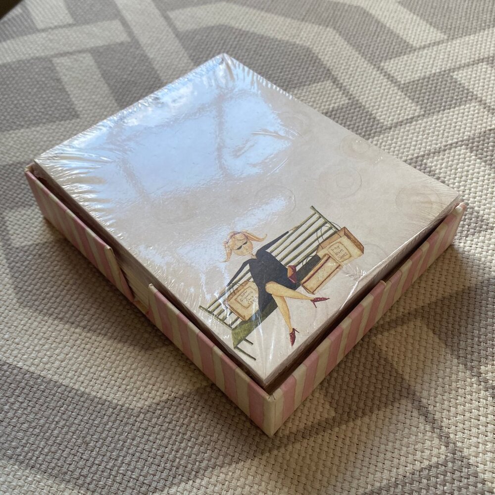 Lang Desk Note Set - Woman with Fabulous Shoe Design